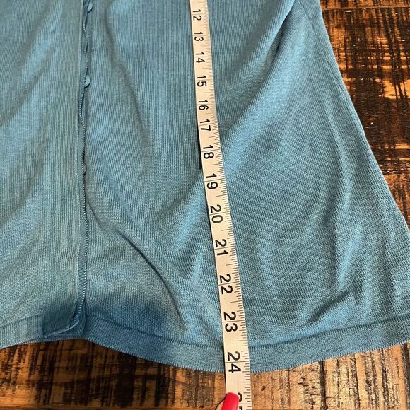 Coldwater Creek Cardigan Sweater Womens Large Silk Blend Button Up Top​ - Picture 7 of 7